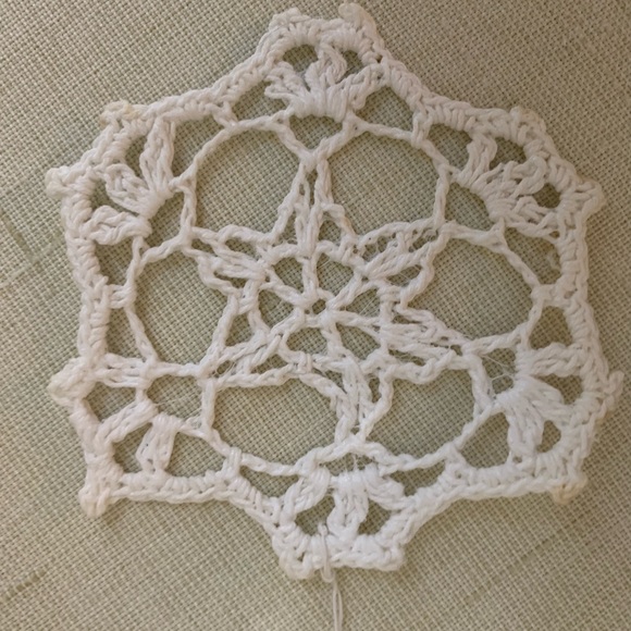 Lot of 8 Vintage Christmas Handmade Ornaments snowman snowflake santa penguin - Picture 5 of 10